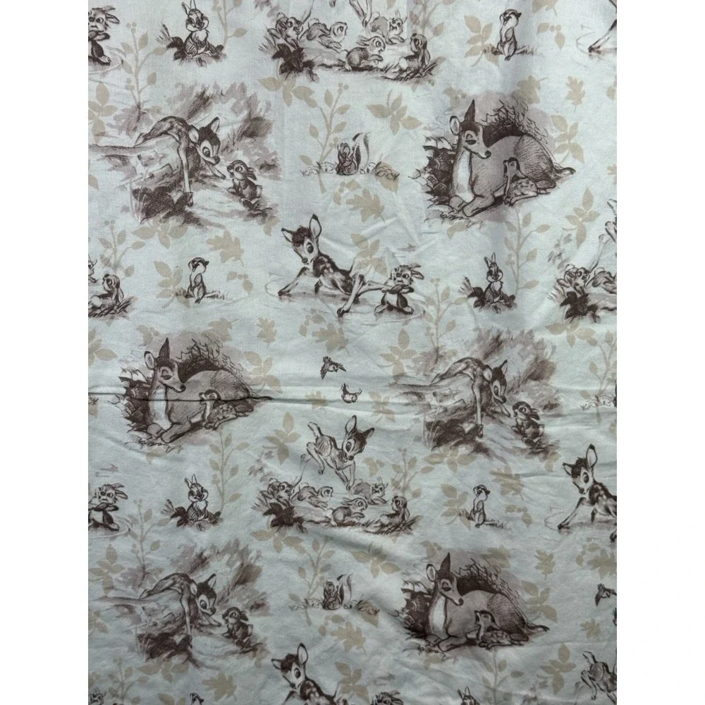 Disney Bambi Scenic Toile Fabric Springs Creative 2014 100% Cotton Woodland